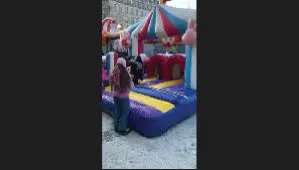 Clip thumbnail: Family fun bouncy castles